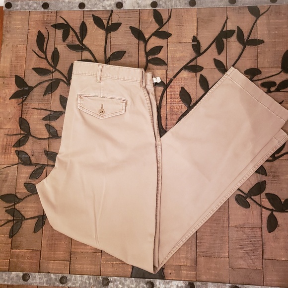 Men’s casual khaki pants Crewmieux 36 x 32 Cassis Khaki pants EUC - Picture 1 of 4